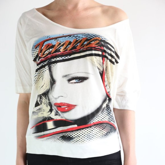 Rare House of Jameson off the shoulder top - Picture 4 of 7